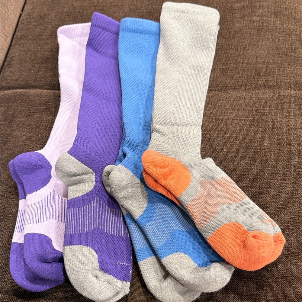 Tommie Copper 4pk Infrared Compression Socks Wide